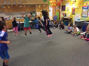 blue class dance 